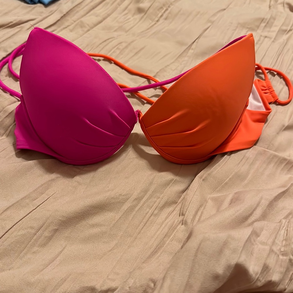 Victoria’s Secret Color Block Swim Top size 34A